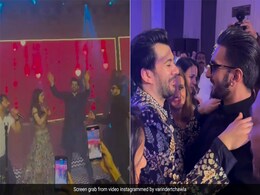 How Ranveer Singh Lit Up Karan Deol's <i>Sangeet</i> Ceremony. Watch How Ranveer Singh Lit Up Karan Deol's <i>Sangeet</i> Ceremony. Watch
