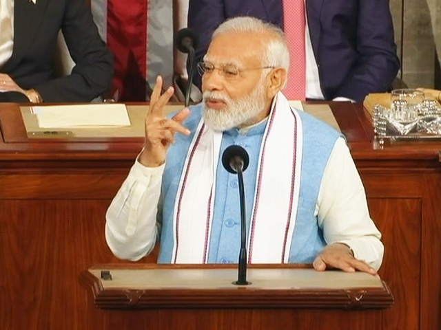 "When India Grows, World Grows," PM Modi Tells US Congress