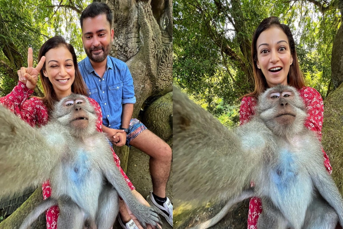 Cute Post Alert! Sunayana Fozdar's Selfie with Monkey is Adorable