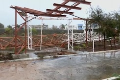 गुजरात : बिपरजॉय के खतरे को देखते हुए द्वारका में ढहाया गया दूरदर्शन, AIR का टावर गुजरात : बिपरजॉय के खतरे को देखते हुए द्वारका में ढहाया गया दूरदर्शन, AIR का टावर