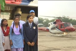 88 Meritorious Students Take Helicopter Ride In Chhattisgarh 88 Meritorious Students Take Helicopter Ride In Chhattisgarh