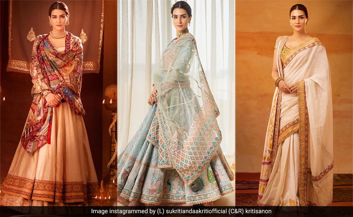 Kriti Sanon's Looks For <i>Adipurush</i> Promotions Proves She's Fit To Play An Ethereal <i>Janaki</i>