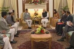 PM Modi, Nepalese Counterpart Pushpakamal Dahal Hold Bilateral Talks PM Modi, Nepalese Counterpart Pushpakamal Dahal Hold Bilateral Talks