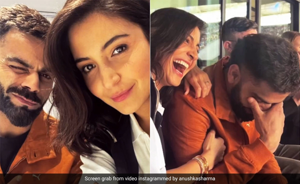 Just Anushka Sharma And Virat Kohli At Their Candid Best At London's Wembley Stadium