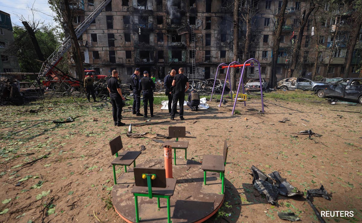 Russian Strikes On Ukraine President Zelensky's Hometown Kills 11