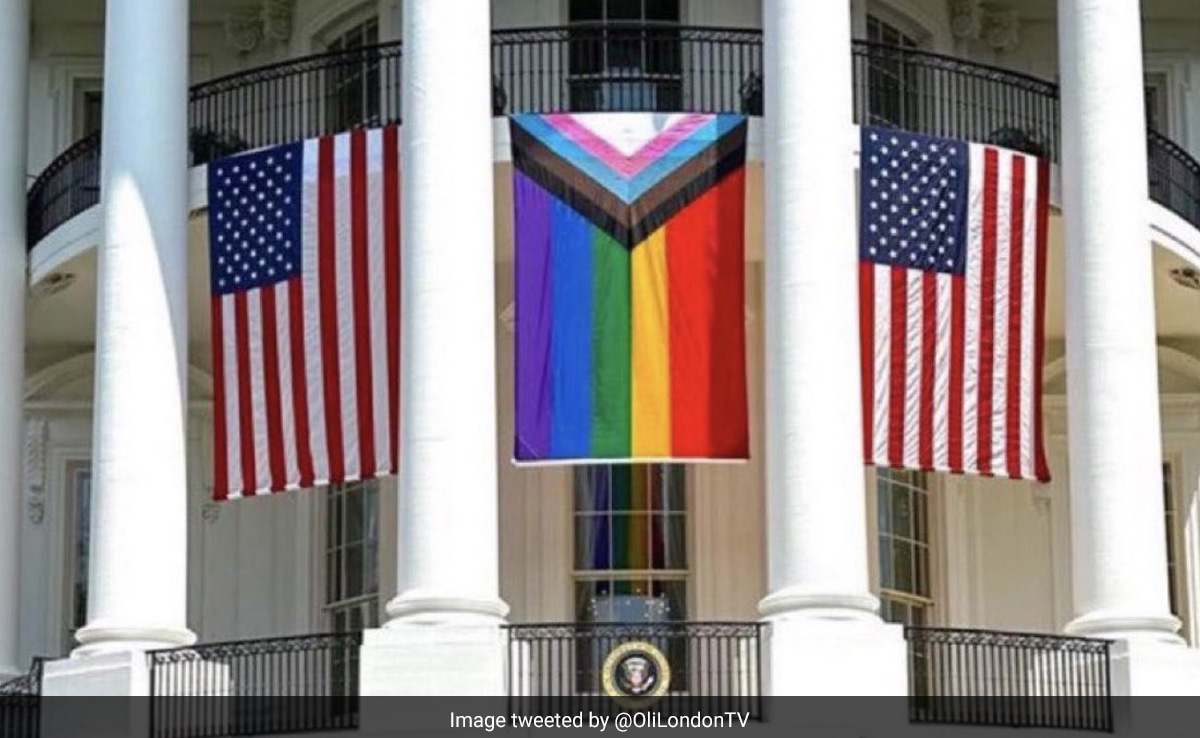 Joe Biden Administration Accused Of Violating US Flag Code Over White House Pride Month Display