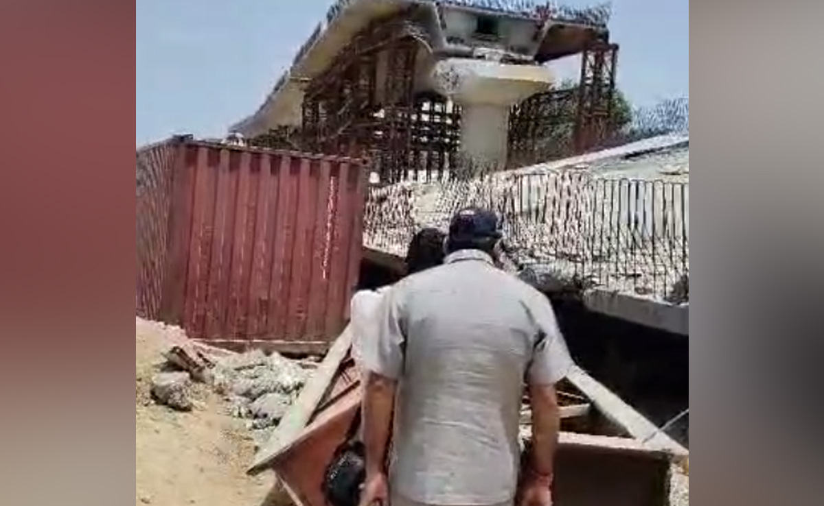 Crane Operator Dead As Under-Construction Flyover Collapses In Delhi
