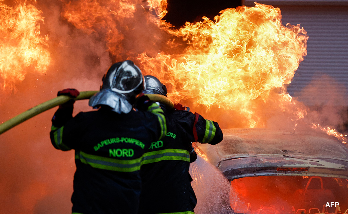 Night Of Fires, Looting In Lille As Protests Sweep France