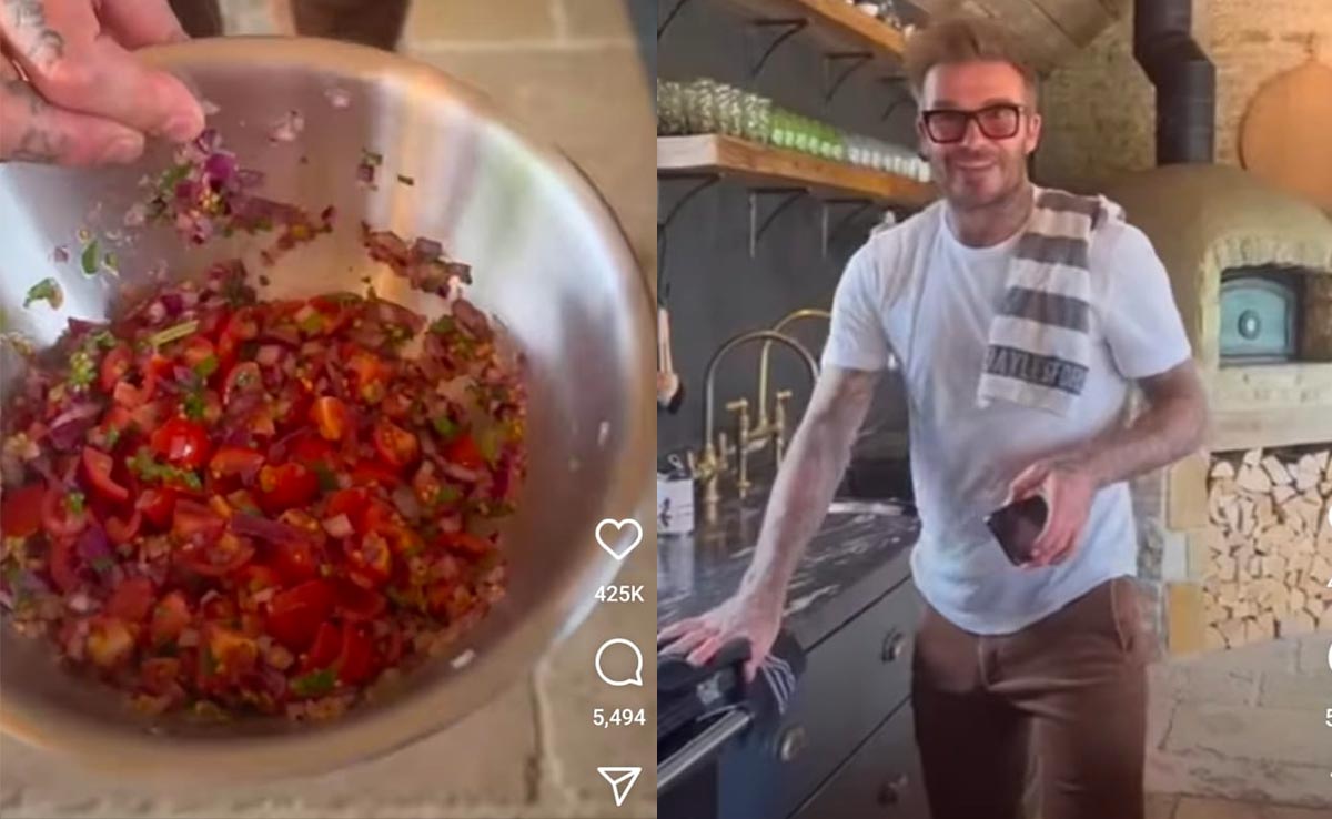 Watch: This Is David Beckham And Daughter Harper's Idea Of "Salsa Saturday"