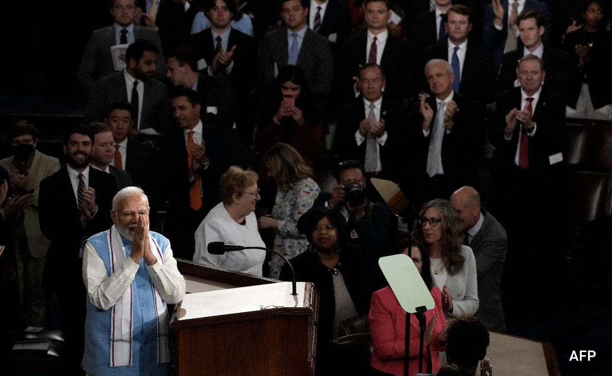 Multiple Standing Ovations For PM Modi's Historic Address To US Congress