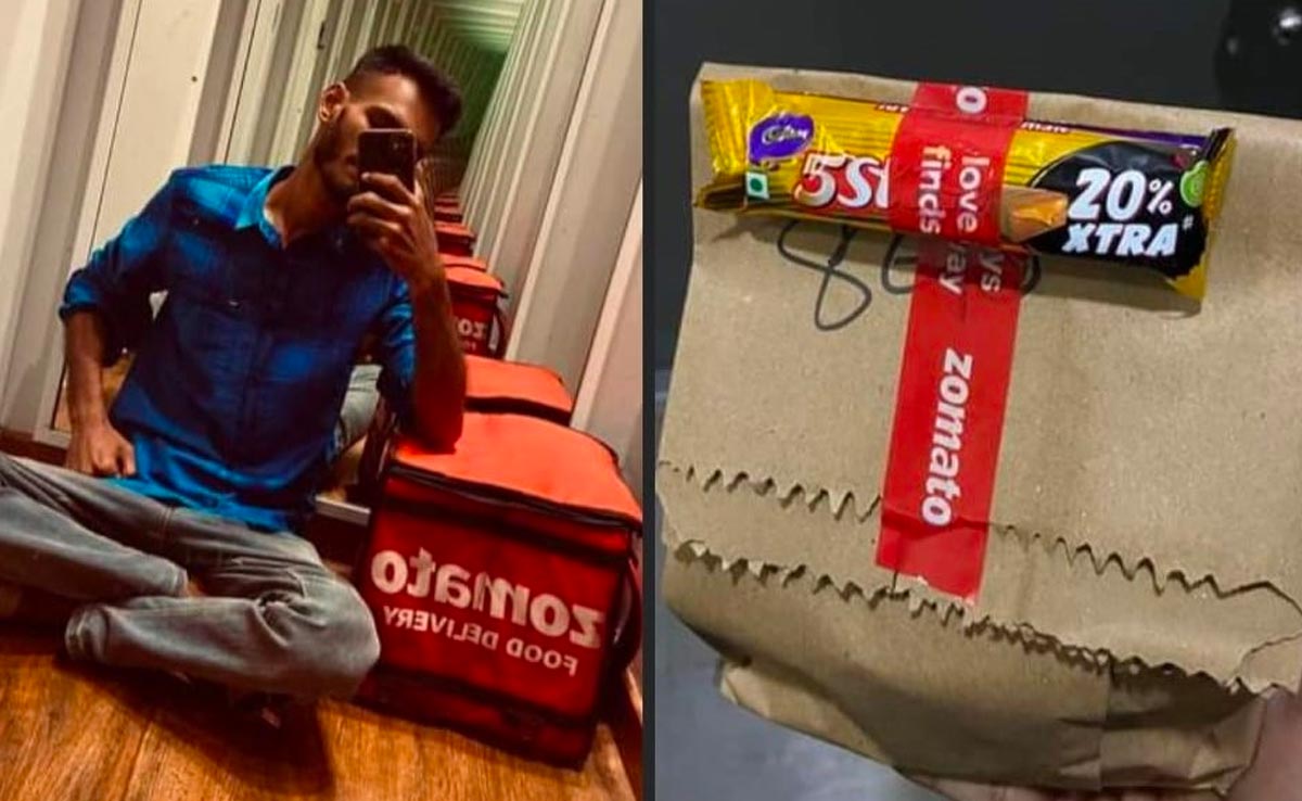 Viral: Food Delivery Person's Special Birthday Gesture Wins Hearts Online