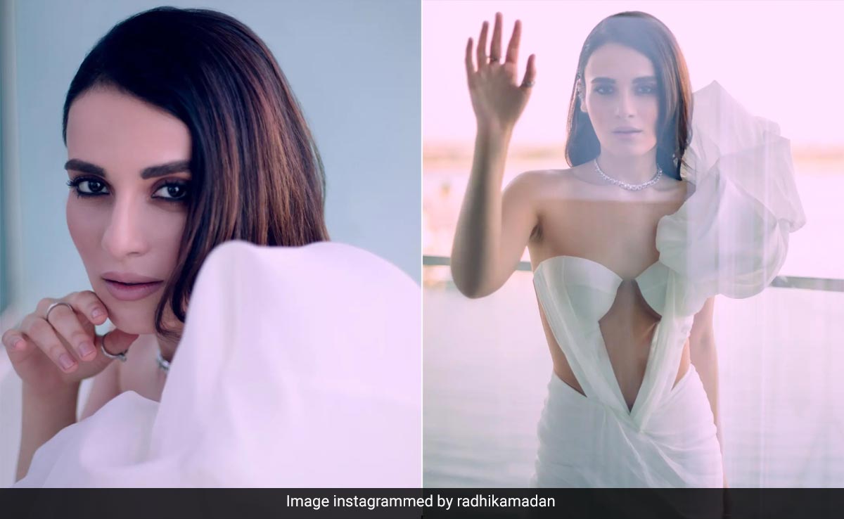 Radhika Madan Takes Cutouts Into Overdrive In A Sculpted White Mini Dress