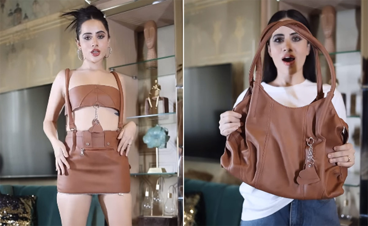 Uorfi Made A Dress From A Bag And She Can't Wait To "Wear It At Some Party"