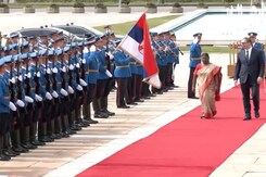 President Murmu Arrives In Serbia For State Visit President Murmu Arrives In Serbia For State Visit