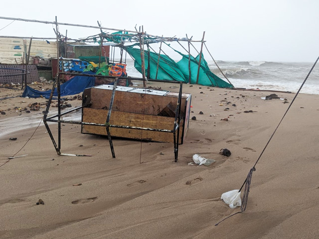 Cyclone Biparjoy Ground Report: Beach NDTV Reported From Now Submerged