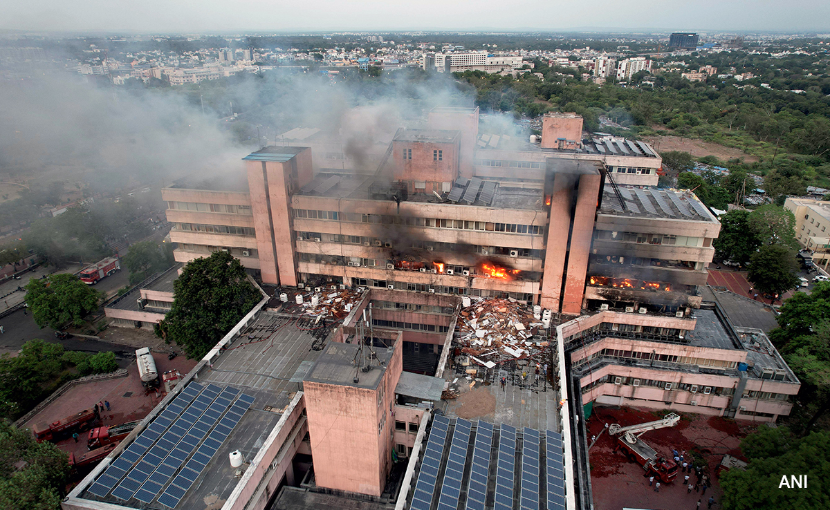 Massive Fire At Bhopal Building Put Out After Army Intervention