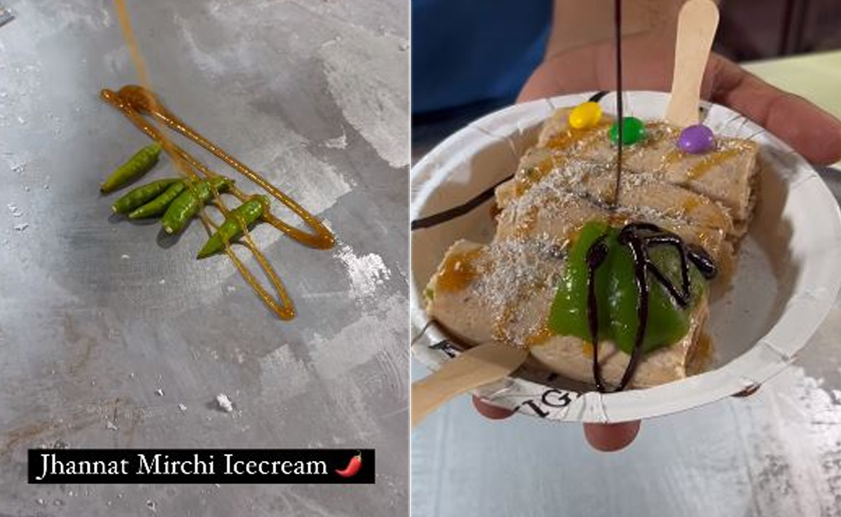 Viral: Indore Street Food Vendor Sells <i>Hari Mirch</i> Ice Cream. Internet Wants Dislike Button