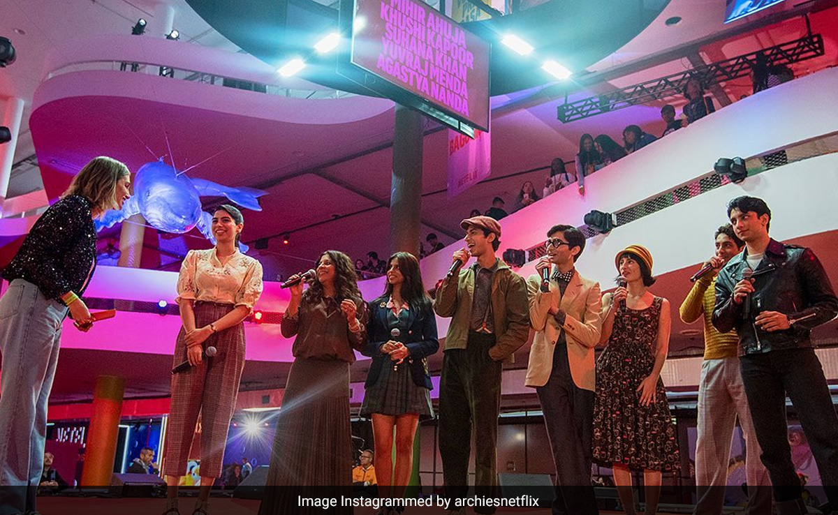 Netflix Tudum 2023: <i>The Archies</i> Stars Suhana Khan, Agastya Nanda, Khushi Kapoor's Pics From Sao Paulo