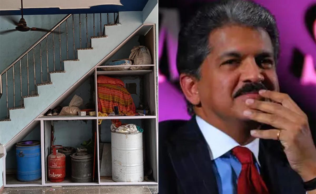 सीढ़ियों के नीचे खाली जगह का इस्तेमाल करने के लिए शख्स ने किया धांसू जुगाड़, देख इम्प्रेस हुए आनंद महिंद्रा, तारीफ में कही ये बात