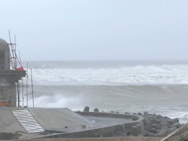Cyclone Impact: Rough Seas Off Gujarat's Dwarka