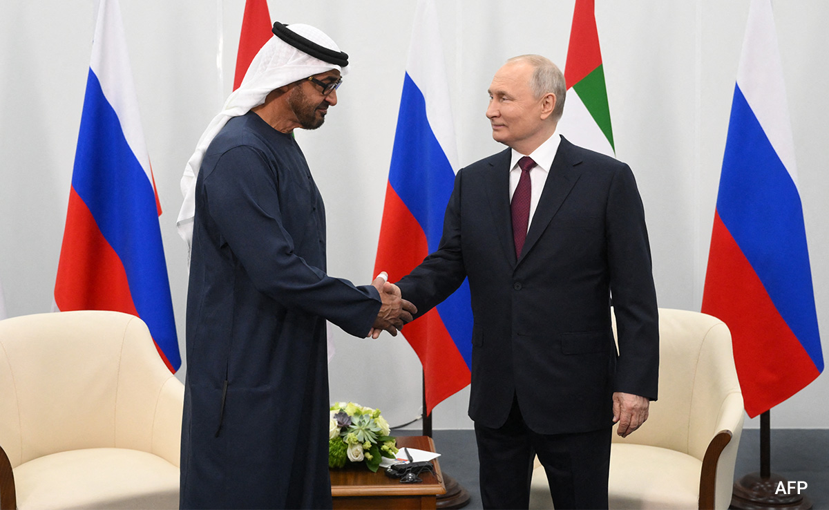 Vladimir Putin Meets UAE President, Hails Ties