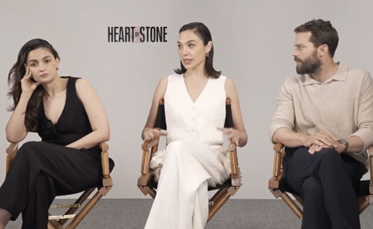 Alia Bhatt Trolled For Her Body Language In <i>Heart Of Stone</i> Interview. The Internet Says, "Not Professional"