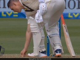 Watch: Marnus Labuschagne Puts Dropped Chewing Gum Back In Mouth, Gross Act Caught On Camera Watch: Marnus Labuschagne Puts Dropped Chewing Gum Back In Mouth, Gross Act Caught On Camera