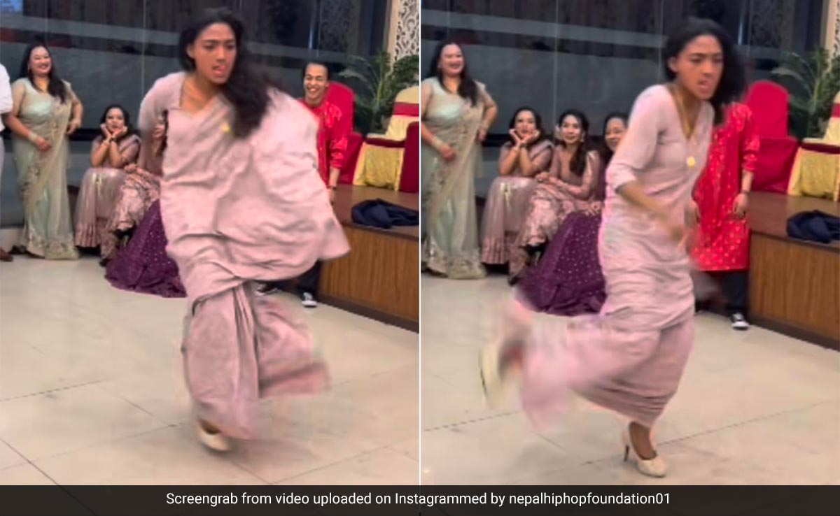 Break Dancing In A <i>Saree</i> And Heels? This Woman's Viral Dance Video Proves It's Possible