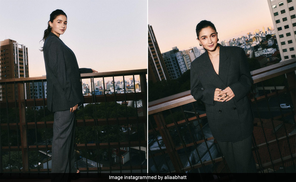 We're All Hearts Too For Alia Bhatt's Oversized Grey Pantsuit In Every Shade Of Grey