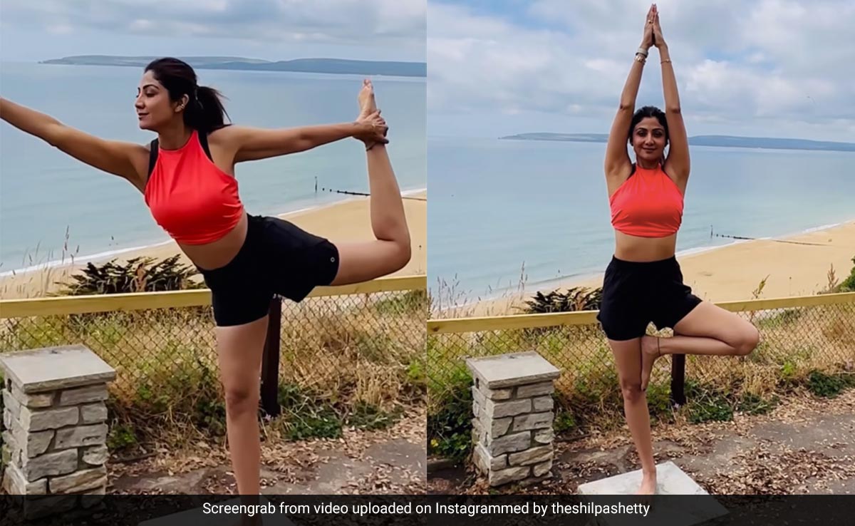 International Yoga Day 2023: Shilpa Shetty's Yoga By The Sea Couldn't Get Any Brighter