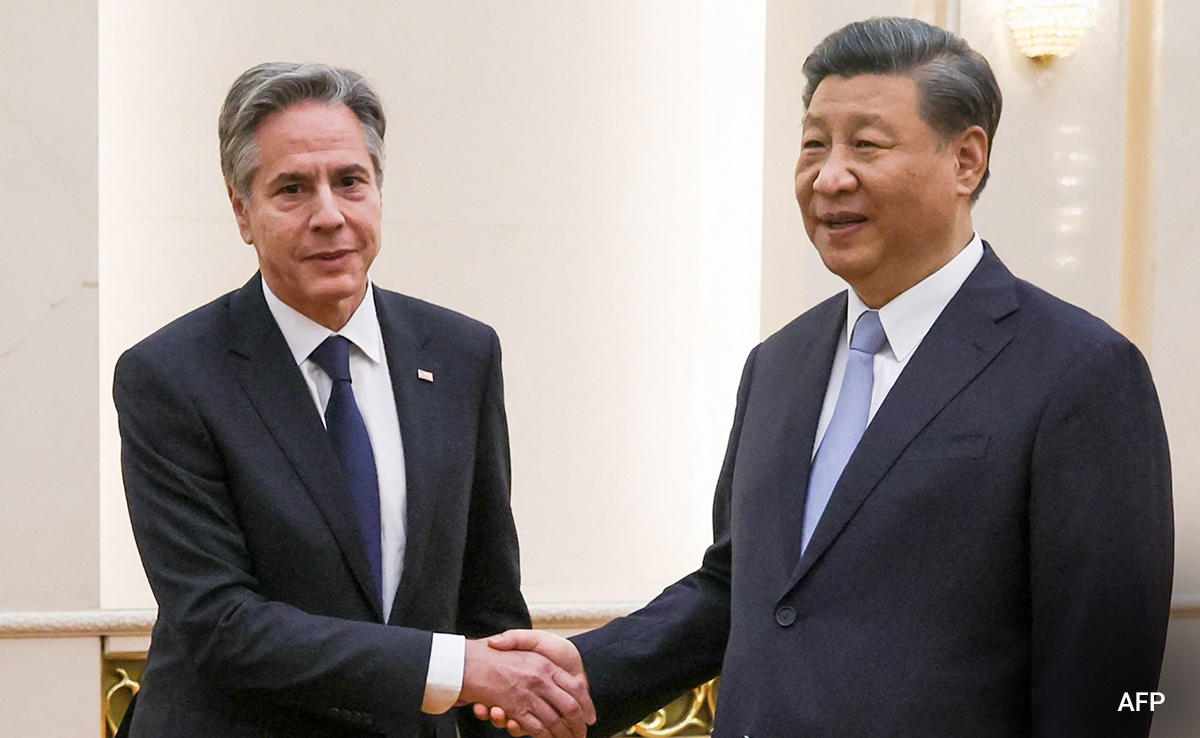 US, China Wish To "Stabilise" Ties, Says Antony Blinken On Beijing Visit