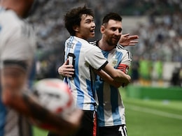 Watch: Pitch Invader Hugs Lionel Messi, High-Fives Emi Martinez In Argentina's Friendly Win