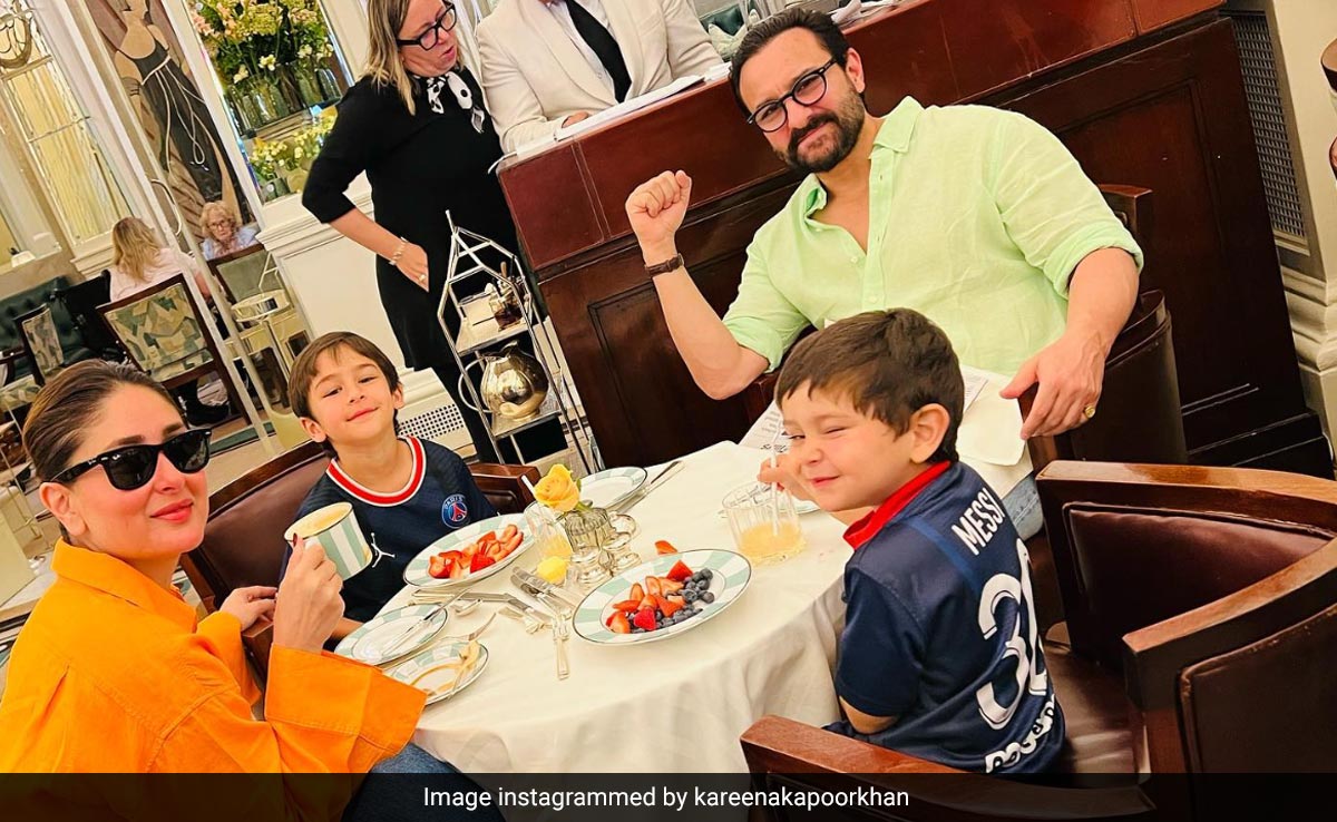 Inside Kareena Kapoor And Husband Saif Ali Khan's Famjam In London. Bonus, Jeh's Adorable Expression