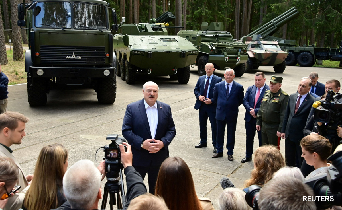"We've Received Missiles, Bombs": Belarus Takes Delivery Of Russian Nukes