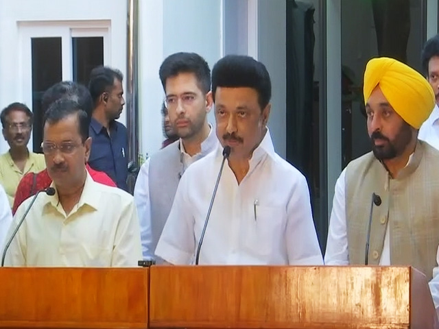"Grateful For Support": Arvind Kejriwal After Meeting MK Stalin In Chennai