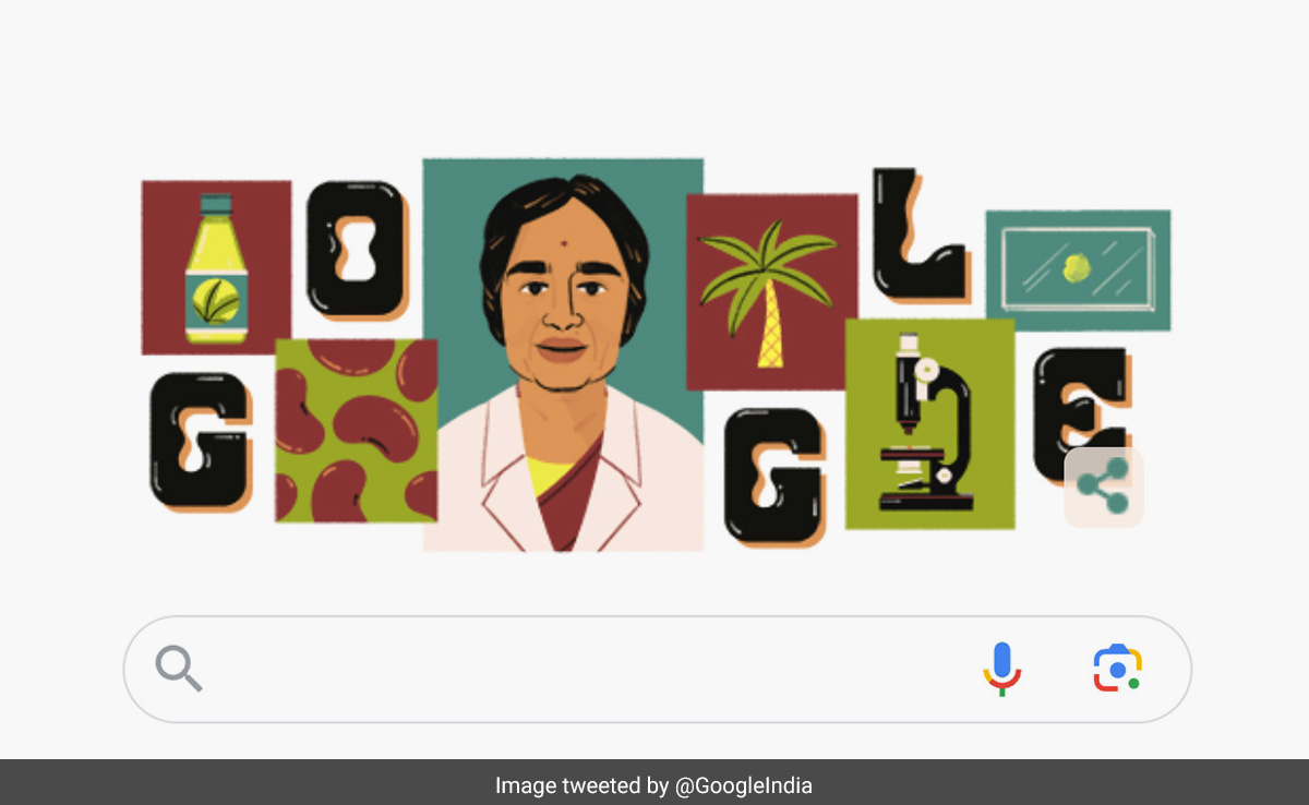 Google Doodle Celebrates Kamala Sohonie's 112th Birthday, A Pioneering Indian Biochemist