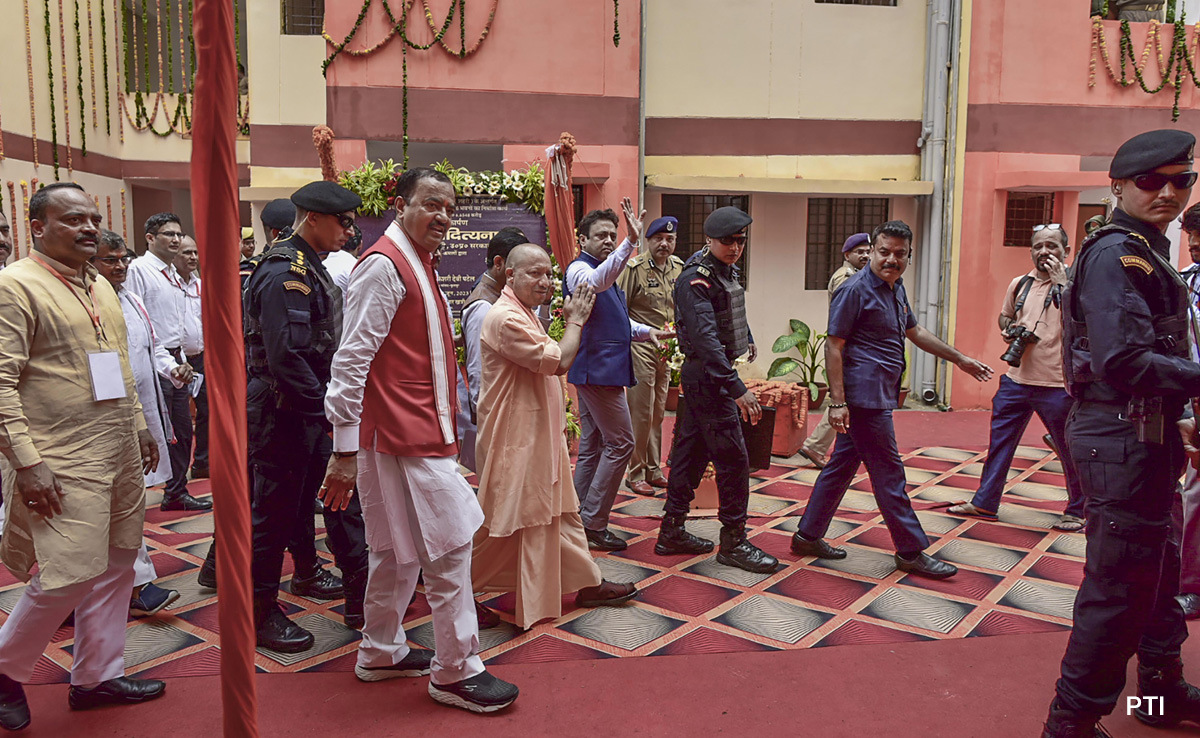 Yogi Adityanath Hands Over 76 Flats Built On Murdered Gangster's Seized Land