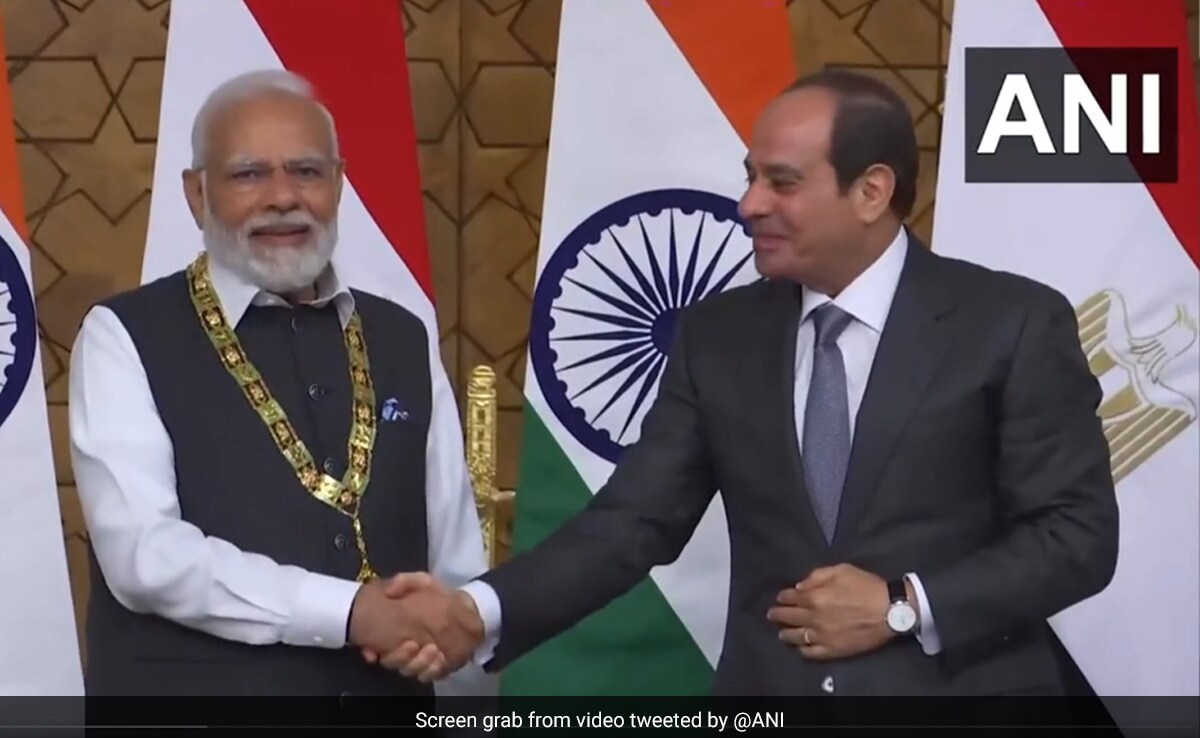 PM Modi Receives Egypt's Highest State Honour 'Order of the Nile' - Vimarsana News