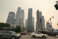 Skies Darkened In New York Due To Canadian Wildfires Skies Darkened In New York Due To Canadian Wildfires