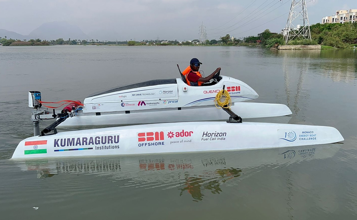 Energy Boat Built By Tamil Nadu Students Makes It To Global Competition