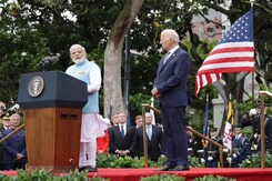 "India, US Committed To Work Together For World Peace": PM At White House "India, US Committed To Work Together For World Peace": PM At White House