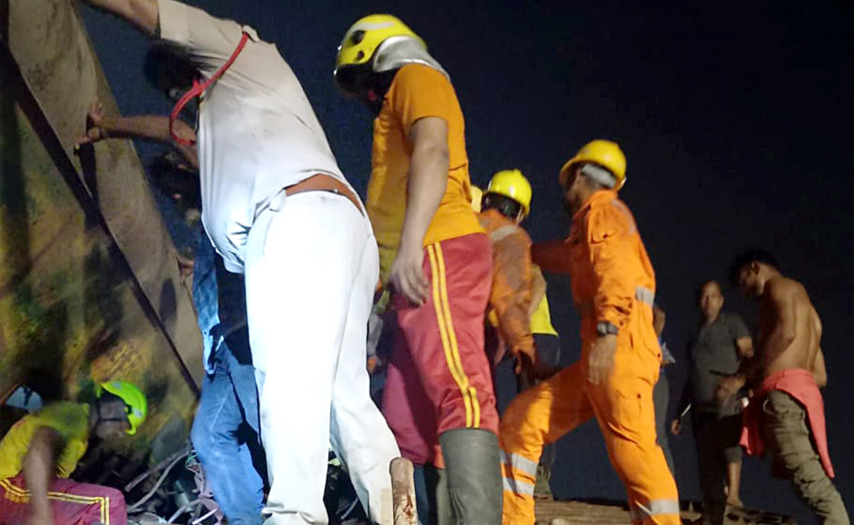 How Rescue Teams Worked Through The Night At Odisha Train Crash Site