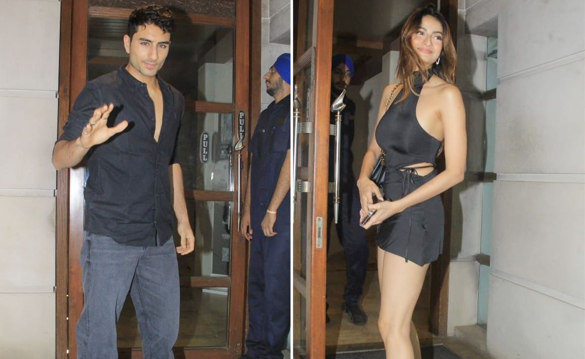 About Last Night: Rumoured Couple Palak Tiwari And Ibrahim Ali Khan Pictured At Party