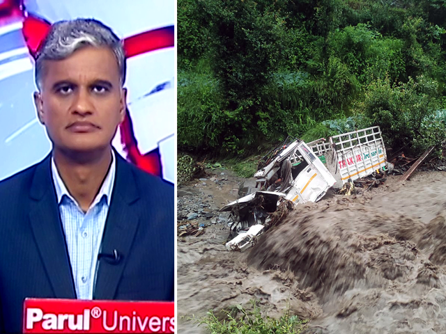 इंडिया @ 9 : मॉनसून के आते ही हिमाचल और उत्तराखंड में नदियों उफान पर, मंडी-कुल्लू हाईवे बंद