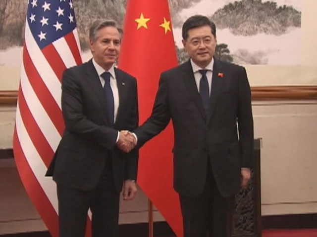 US Secretary Of State In China For Talks