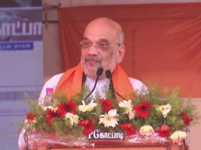 कांग्रेस-DMK पर बरसे अमित शाह, वंशवाद-भ्रष्टाचार का लगाया आरोप