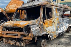 Manipur 8-Year-Old, Mother Killed After Mob Sets Ambulance On Fire Manipur 8-Year-Old, Mother Killed After Mob Sets Ambulance On Fire