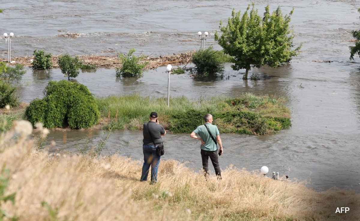 17,000 Evacuated In Ukraine Amid Floods After Key Dam Destroyed