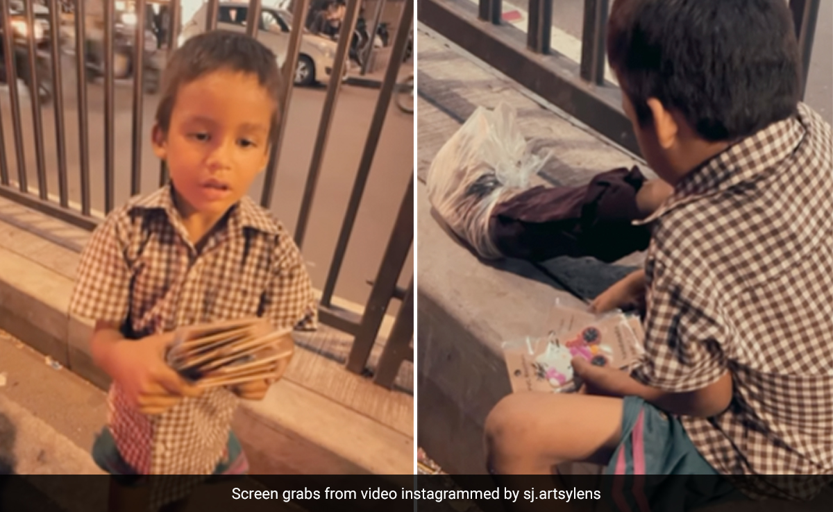 पैर में लगी थी चोट, फिर भी सड़क किनारे चाबी का गुच्छा बेच रहा था छोटा बच्चा, Video देख लोगों ने जताई चिंता