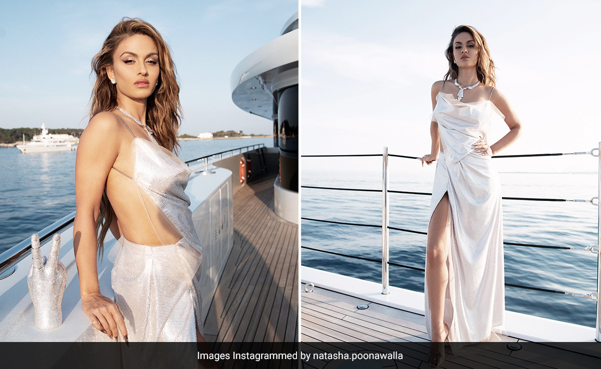 Natasha Poonawalla's Slinky Backless Gucci Ensemble Is Truly Scintillating By The Seaside